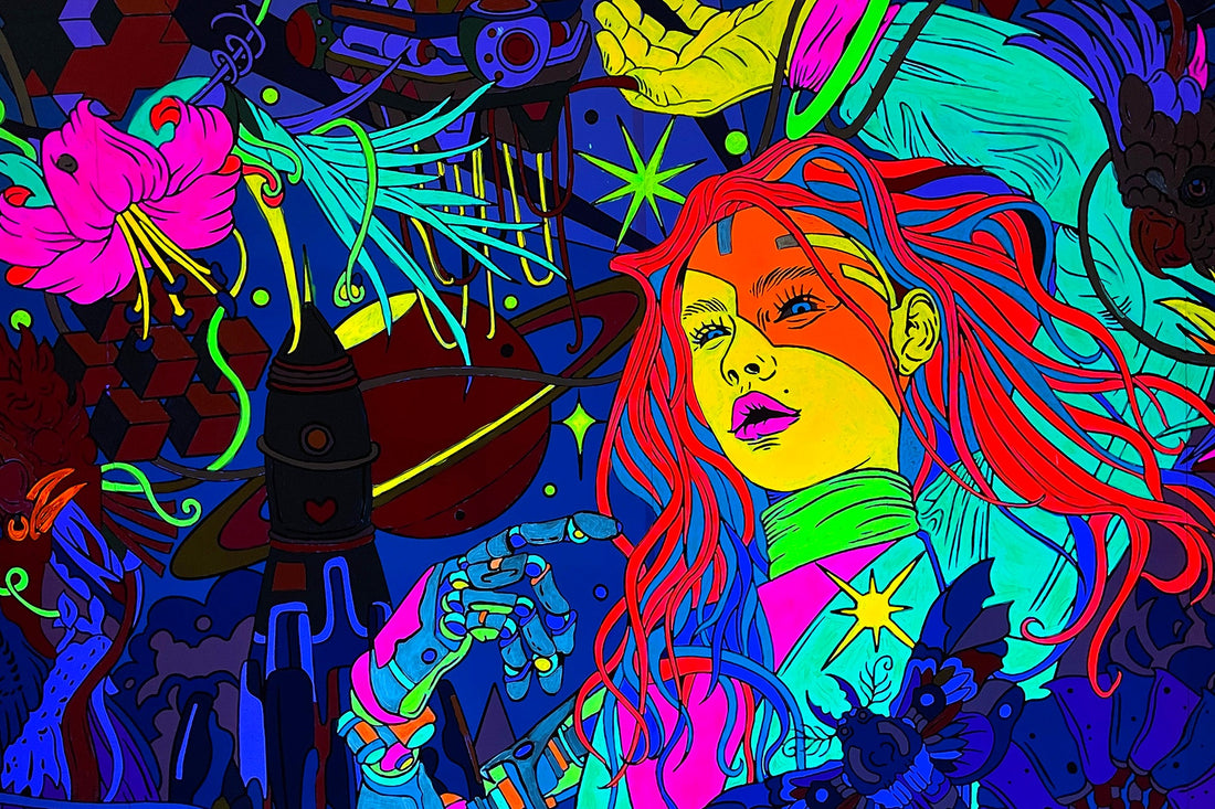 The Special Event | Collaborative Fluorescent Mural